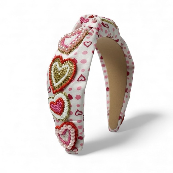 BrookeShade Accessories - 259. The Sweetheart Beaded Headband